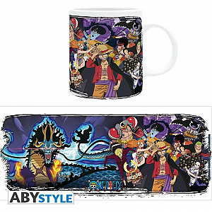 ONE PIECE Keramický hrnek - Wano Raid (objem 320 ml)