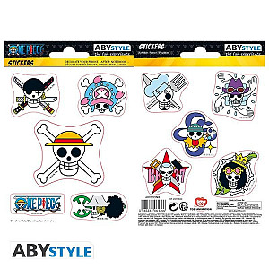 One Piece samolepky - Straw Hat Skulls