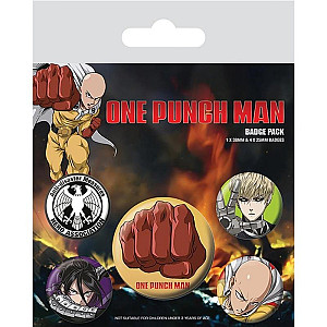 One Punch Man - set odznaků