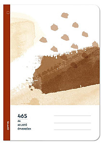 Optys Školní sešit 465 bezdřevý čtvereček - čokoláda