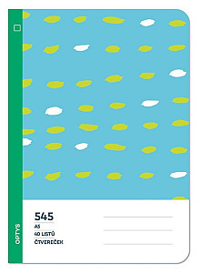 Optys Školní sešit 545 bezdřevý čtvereček - nebe