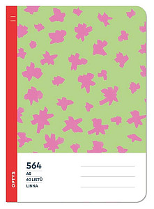 Optys Školní sešit 564 bezdřevý linka - kaňky
