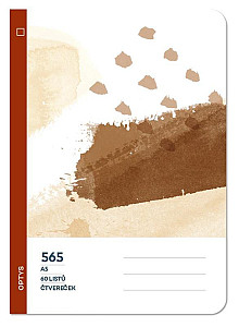 Optys Školní sešit 565 bezdřevý čtvereček - čokoláda