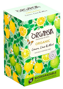 ORGANSIA BIO Lemon Lime & Mint přebal 18x1,8g