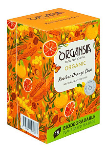 ORGANSIA BIO Rooibos Orange Chai přebal 18x1,5g
