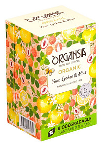 ORGANSIA BIO Yuzu Lychee and Mint přebal 18x1,8g
