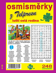 Osmisměrky z Telpresu luští celá rodina 1/2026 - 248 osmisměrek