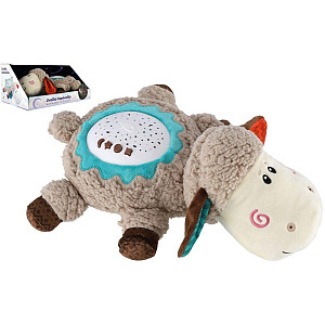 Ovečka uspávačka/usínáček projektor plyš, se zvukem, světlem