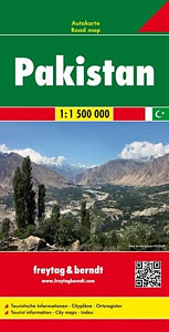 Pákistán 1:1,5M/mapa