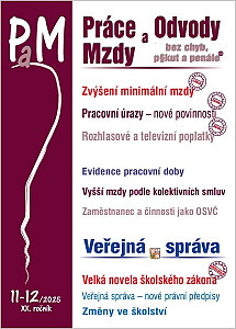PaM 11-12/2025 Minimální mzda od 1. ledna 2026