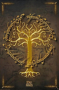 Pán prstenů Plakát Maxi White Tree 91,5 x 61 cm