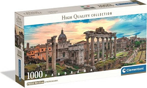Panoramatické puzzle Soumrak nad věčným městem 1000 dílků