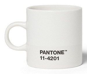 PANTONE Hrnek Espresso - Cloud Dancer 11-4201 (barva roku 2026)