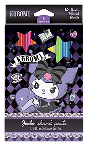 Pastelky trojhranné Jumbo Kuromi 12 barev