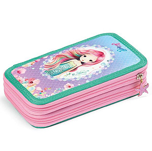 Penál s náplní dvoupatrový Mermaid