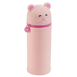 Penál se zipem Little Pets - Křeček, růžový