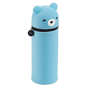Penál se zipem Little Pets - Medvěd, sv. modrý