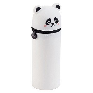 Penál se zipem Little Pets - Panda, bílý