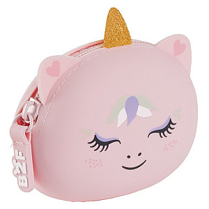 Peněženka se zipem Puppies to go - Jednorožec, sv. růžová