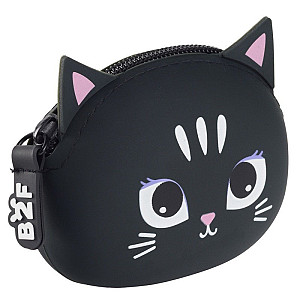 Peněženka se zipem Puppies to go - Kotě, černá