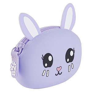 Peněženka se zipem Puppies to go - Králík, fialová