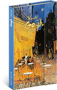 NOTIQUE Týdenní magnetický diář Vincent van Gogh 2026, 13 x 21 cm