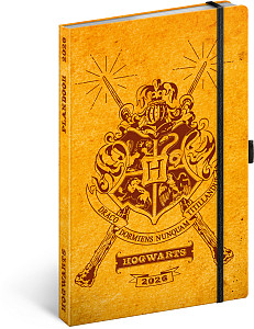 NOTIQUE Planbook diář/notes Harry Potter – Bradavice 2026, 13 x 21 cm