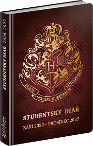 Studentský diář 2026/2027 Harry Potter (září 2026 - prosinec 2027), 9,8 x 14,5 cm