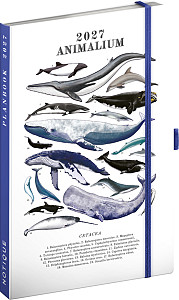 NOTIQUE Planbook planner/notebook Marine Life 2027, 13 x 21 cm