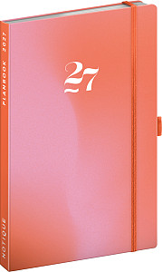 NOTIQUE Planbook planner/notebook Coral 2027, 13 x 21 cm