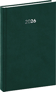 Diář 2026: Balakon - zelený, denní, 15 x 21 cm