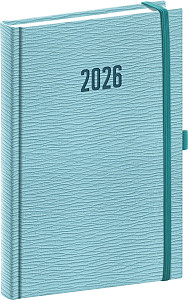 Diář 2026: Rivoli - světlemodrý, denní, 15 x 21 cm