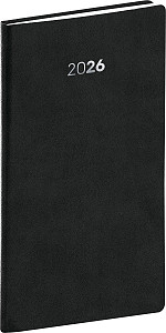 Diář 2026: Balakon - černý, kapesní, 9 x 15,5 cm