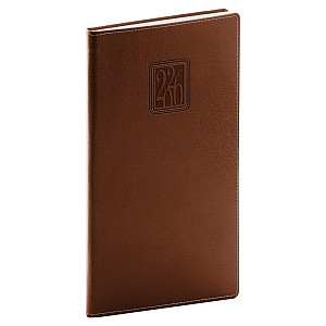 Diář 2026: Panama - hnědý, kapesní, 9 x 15,5 cm