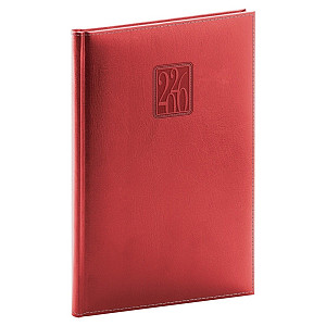 Diář 2026: Panama - červený, týdenní, 15 x 21 cm