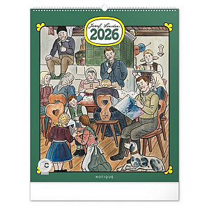 Kalendář 2026 nástěnný: Josef Lada, 48 x 56 cm