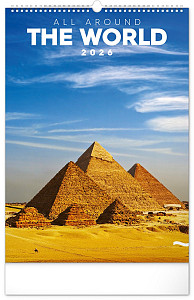 Kalendář 2026 nástěnný: Světové monumenty, 33 x 46 cm