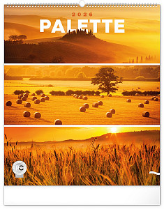 Kalendář 2026 nástěnný: Paleta, 48 x 56 cm