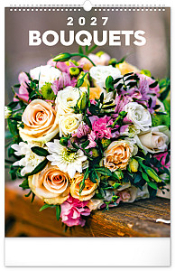 NOTIQUE Nástěnný kalendář Kytice 2027, 33 x 46 cm