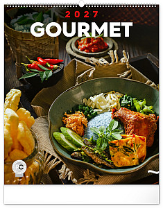 NOTIQUE Nástěnný kalendář Gourmet 2027, 48 x 56 cm