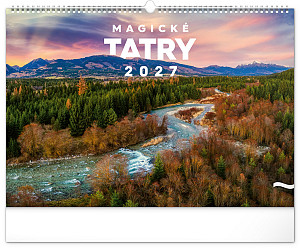 NOTIQUE Nástenný kalendár Magické Tatry 2027, 48 x 33 cm