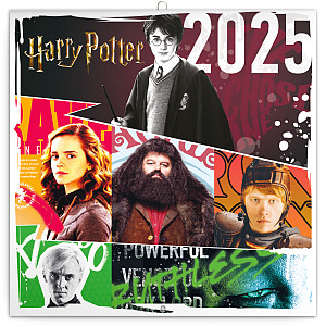 NOTIQUE Poznámkový kalendář Harry Potter 2025, 30 x 30 cm