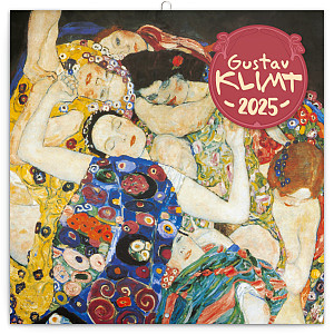 Kalendář 2025 poznámkový: Gustav Klimt, 30 × 30 cm