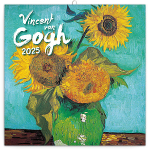 Kalendář 2025 poznámkový: Vincent van Gogh, 30 × 30 cm