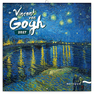 Kalendář 2027 poznámkový: Vincent van Gogh, 30 x 30 cm