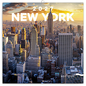 NOTIQUE Grid calendar New York 2027, 30 x 30 cm