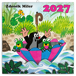 NOTIQUE Poznámkový kalendář Krteček 2027, 30 x 30 cm