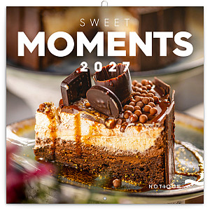 Kalendář 2027 poznámkový: Sladké chvilky, 30 x 30 cm