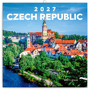 Kalendář 2027 poznámkový: Česká republika 2027, 20 x 20 cm