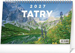 NOTIQUE Stolový kalendár Tatry 2027, 23,1 x 14,5 cm